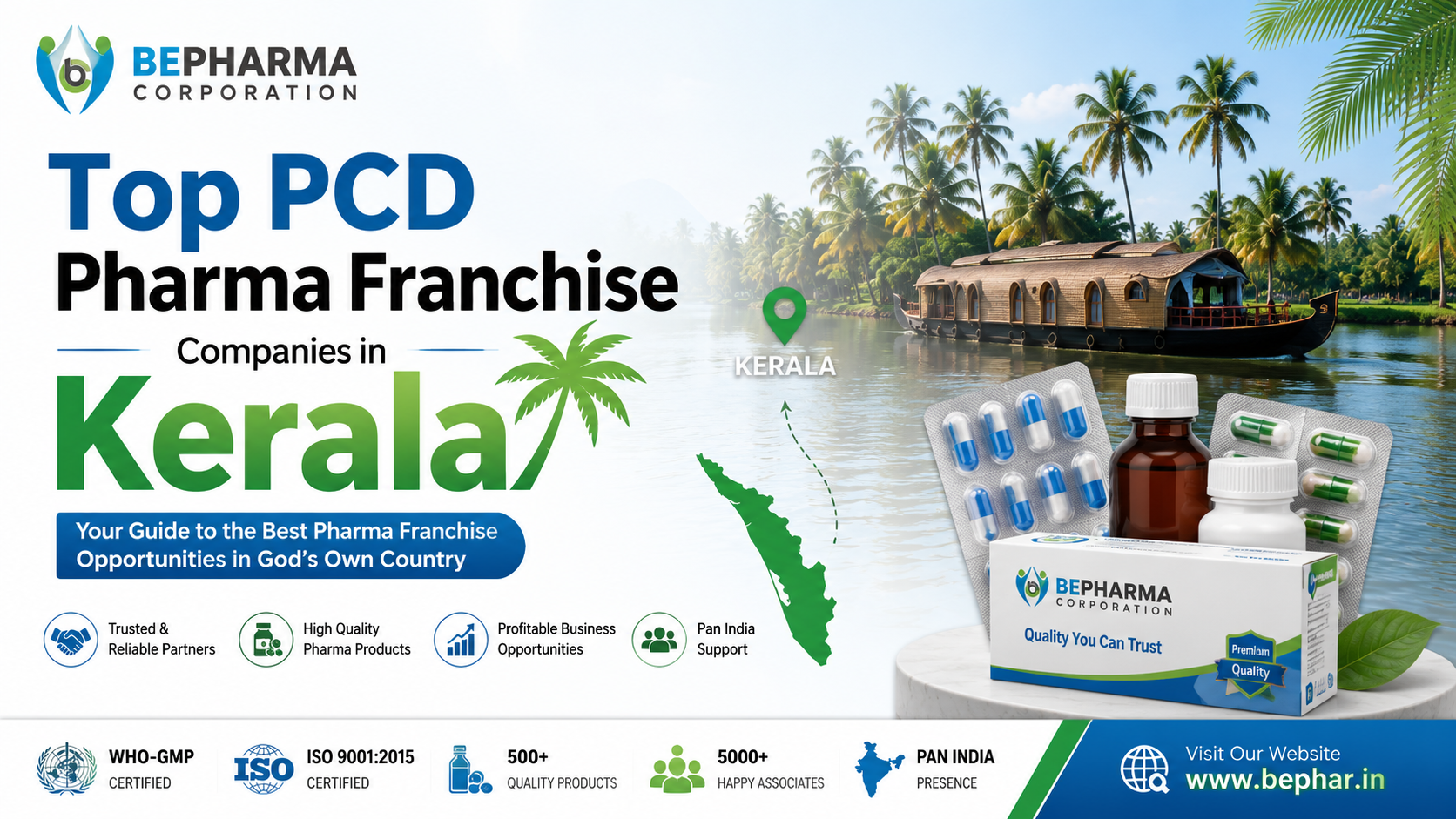 Top PCD Pharma Franchise Companies in Kerala