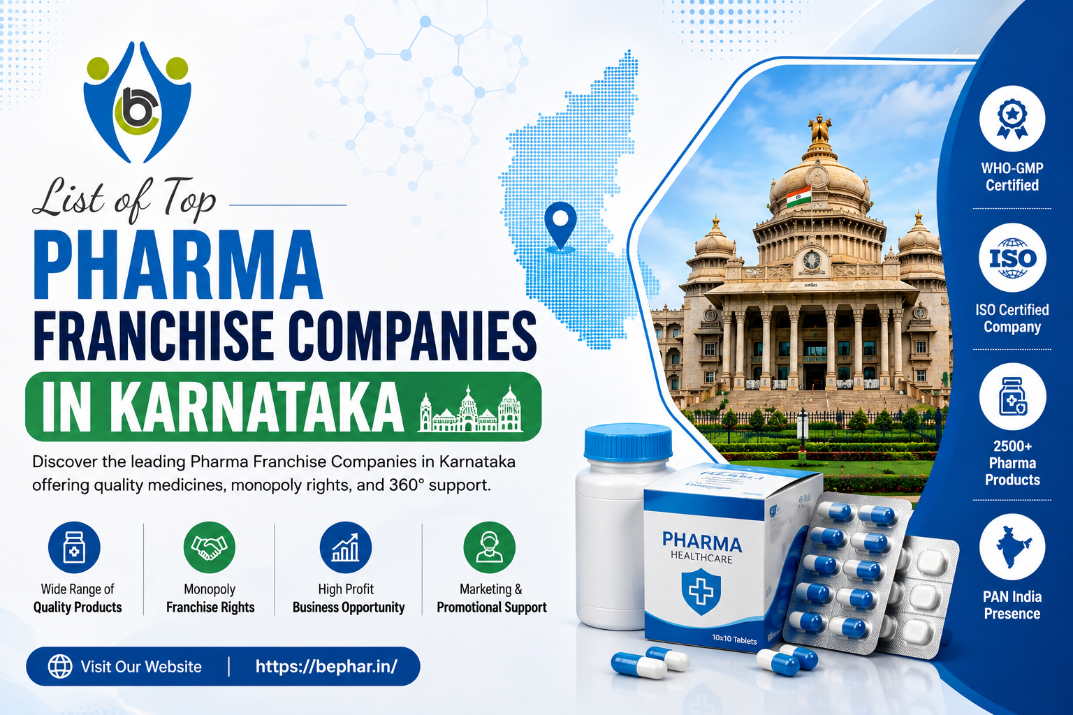 List of top Pharma Franchise Companies in Karnataka